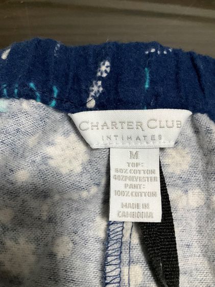 กางเกงขายาวลำลอง แบรนด์ charter club แท้ ผ้าสำลี เอว 32-44 ยาว 39 นิ้ว 100 บาท รูปที่ 4