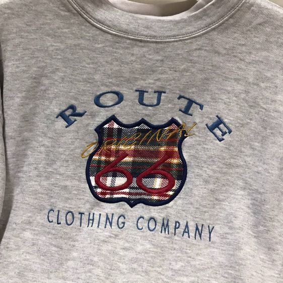 Route 66 clothing company size ประาณ M-L สเวตเตอร์ผ้ายืด ผ้าไม่หนา รูปที่ 4