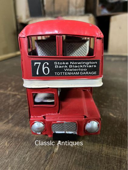 รถ London Bus สังกะสีสะสม รูปที่ 2