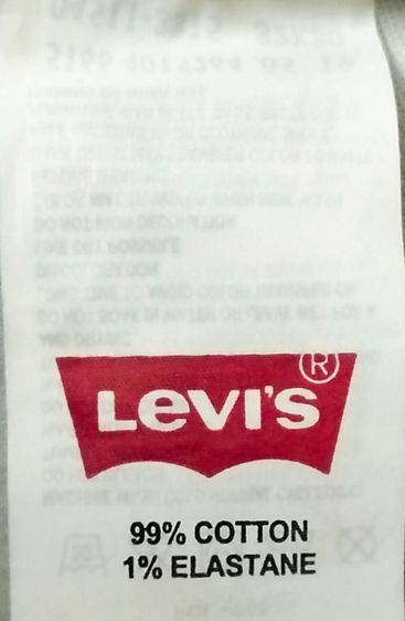 Levis 511 กางเกงยีนส์ชาย กระบอกเล็ก ผ้ายืด ของแท้ ป้าย31วัดจริง32 สวยมาก รูปที่ 6