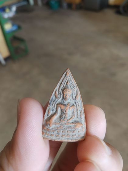 พระเนื้อดินพิมพ์เล็ก(พระพุทธชินราชพิมพ์สองหน้าไม่ทราบเกจิที่สร้าง(พิมพ์สองหน้า))พระบ้านพระเครื่องรางของมงคล รูปที่ 7