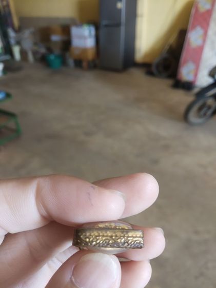 พระพิมพ์เล็กเนื้อกะไหล่ทอง(พระมหาเศรษฐีนวโกฏิไม่ทราบเกจิที่สร้าง(เนื้อโลหะไม่ทราบชนิด))พระบ้านพระเครื่องรางของมงคล รูปที่ 10