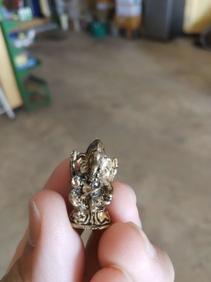 พระเนื้อโลหะพิมพ์เล็ก(พระรูปหล่อพระพิฆเนศไม่ทราบเกจิที่สร้าง(350201))พระบ้านพระเครื่องรางของมงคล รูปที่ 2