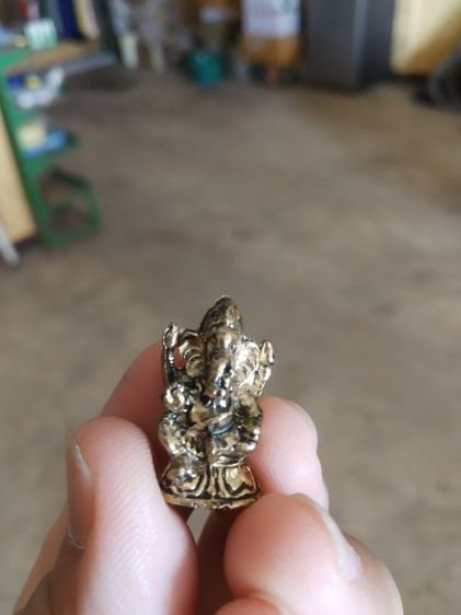 พระเนื้อโลหะพิมพ์เล็ก(พระรูปหล่อพระพิฆเนศไม่ทราบเกจิที่สร้าง(350201))พระบ้านพระเครื่องรางของมงคล รูปที่ 4