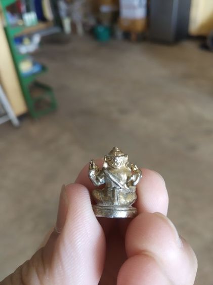 พระเนื้อโลหะพิมพ์เล็ก(พระรูปหล่อพระพิฆเนศไม่ทราบเกจิ(350202))พระบ้านพระเครื่องรางของมงคล รูปที่ 5