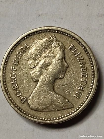 เหรียญอังกฤษ 1 ปอนด์ ปี 1985 รูปที่ 7