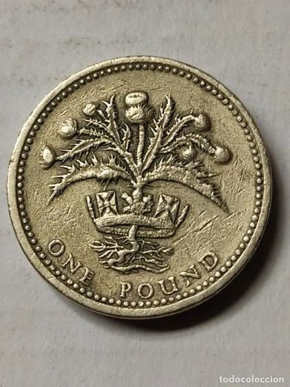 เหรียญอังกฤษ 1 ปอนด์ ปี 1985 รูปที่ 2