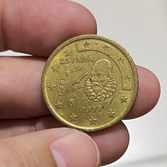 เหรียญ 50 เซ็นต์ Cervantes จากรุ่นที่ 1 ปี 1999 รูปที่ 4