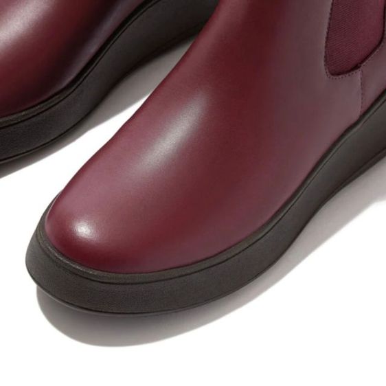 รองเท้า Fitflop F-mode Leather Flatform Chelsea Boots Plummy UK 06 รูปที่ 3