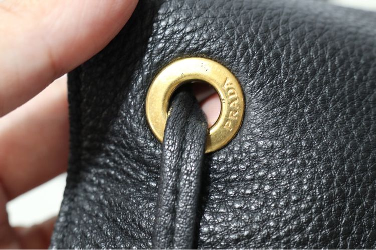 Used Gucci backpack MM สีดำ รูปที่ 9