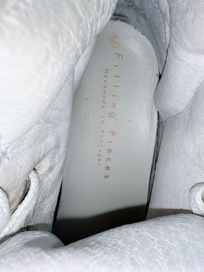 รองเท้า Filling Pieces Sz.10us44eu28cm Handmade in Portugal สีขาว แบรนด์Hi Fashion ของใหม่หลักหมื่น มีรอยแตกหลังเท้า นอกนั้นสภาพดี รูปที่ 13