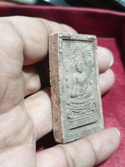 พระผง หลวงพ่อโต วัดพนัญเชิง ปี 17 พิมพ์ใหญ่ เนื้อแดง พระดีปีลึก สภาพผิวหิ้ง หายากแล้ว สวยเดิม รูปที่ 5