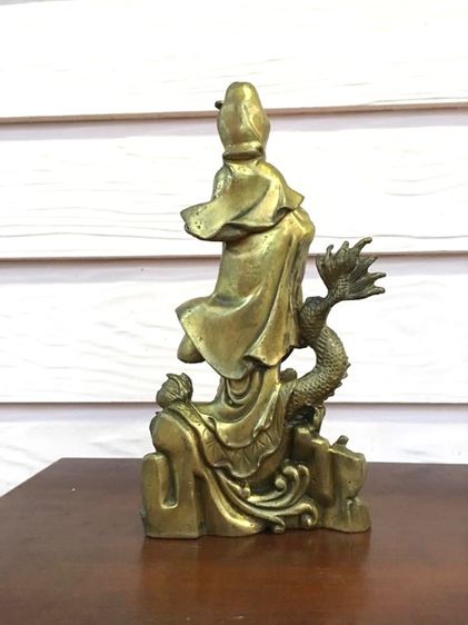 เจ้าแม่กวนอิม ขี่มังกรทองเหลือง A14 รูปที่ 3