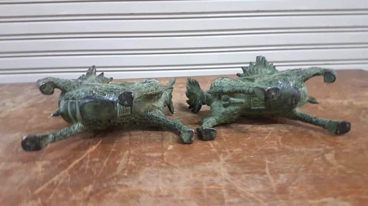 กิเลน คู่ทองเหลือง ขนาดกลาง  รูปที่ 3