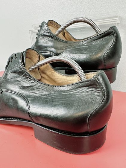 รองเท้าหนังแท้ Mercanti Fiorentini Sz.13us46eu30.5cm Made in Italy สีดำ พื้นหนัง สภาพสวย ไม่ขาดซ่อม ใส่เรียนทำงานได้ รูปที่ 10