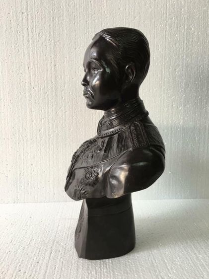 รูปปั้นเสด็จพ่อ ร.5 ครึ่งองค์ทองเหลืองA1 รูปที่ 4