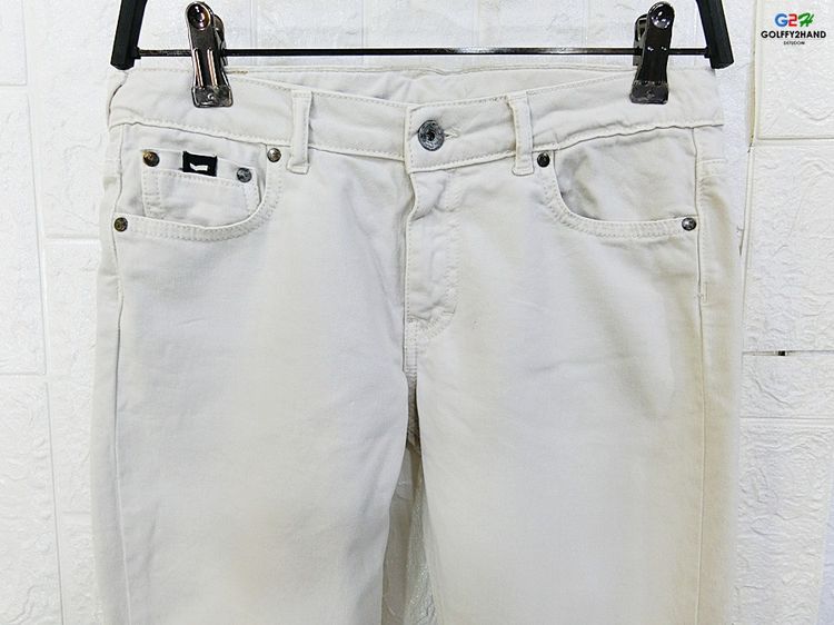 GAS แท้ เอว29 กางเกงขายาวขาวนวลคลาสสิกสปอต รูปที่ 2