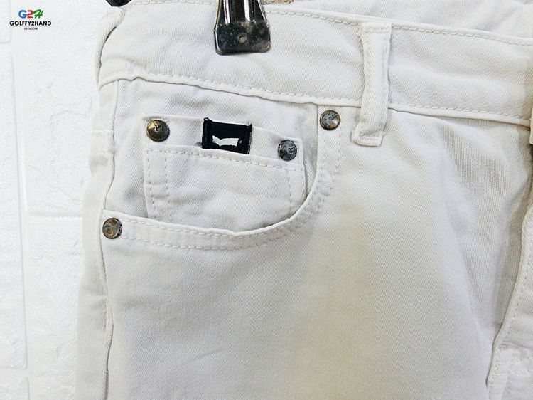 GAS แท้ เอว29 กางเกงขายาวขาวนวลคลาสสิกสปอต รูปที่ 3