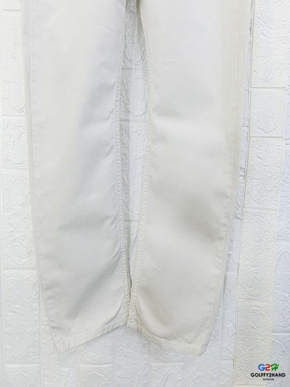 GAS แท้ เอว29 กางเกงขายาวขาวนวลคลาสสิกสปอต รูปที่ 4