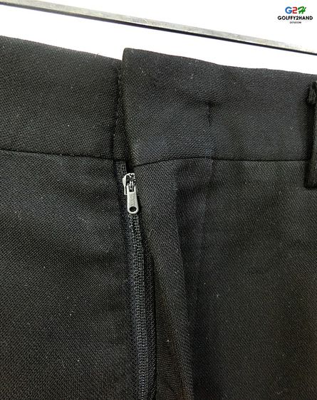 PAOLO GUCCI แท้ เอว31 กางเกงสแลคขายาวดำคลาสสิกสปอต รูปที่ 5