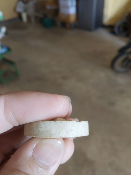 พระเนื้อผงผสมว่านรูปทรงกลม(พระพิฆเนศหลังยันต์พระมงกุฎพระพุทธเจ้าพระหลวงพ่อทองกลึง(สุนทโร)วัดเจดีย์หอย(ปทุมธานี))พระบ้านพระเครื่องรางของมงคล รูปที่ 12