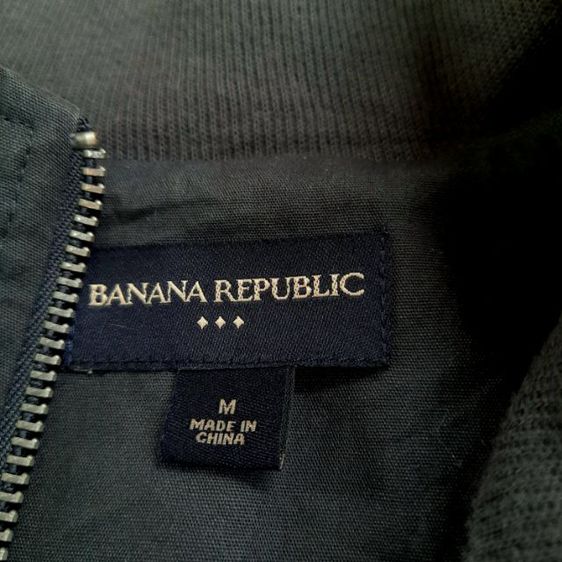 banana republic 
og canvas mix knit zipper jacket
🔵🔵🔵 รูปที่ 3