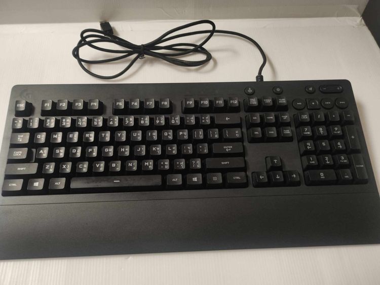 คีย์บอร์ด Logitech G213 Geming Keyboard มือสอง สภาพพอใช้ (ไฟไม่ติด) รูปที่ 2