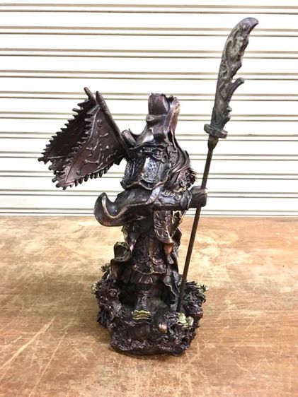 เทพเจ้ากวนอู ปางห้าธง ทองเหลือง A26 รูปที่ 3