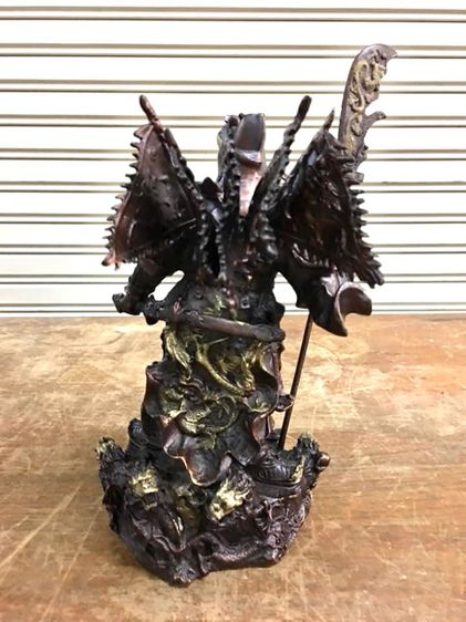 เทพเจ้ากวนอู ปางห้าธง ทองเหลือง A26 รูปที่ 4