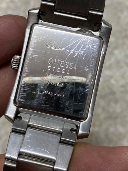 นาฬิกายี่ห้อ GUESS  ของแท้มือสอง  สแตนเลส  สายยาว 6 นิ้วครึ่ง  950฿ รูปที่ 3