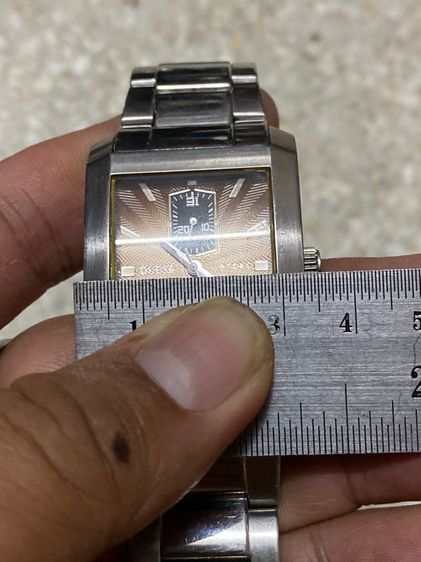นาฬิกายี่ห้อ GUESS  ของแท้มือสอง  สแตนเลส  สายยาว 6 นิ้วครึ่ง  950฿ รูปที่ 6