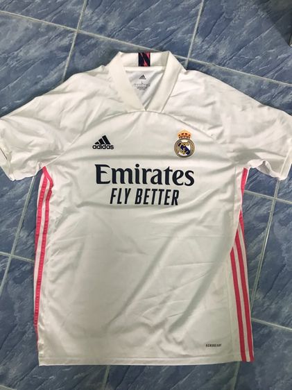 ชุดฟุตบอล Adidas ผู้ชาย ขาว เสื้อ เรอัล มาดริด 2020-2021