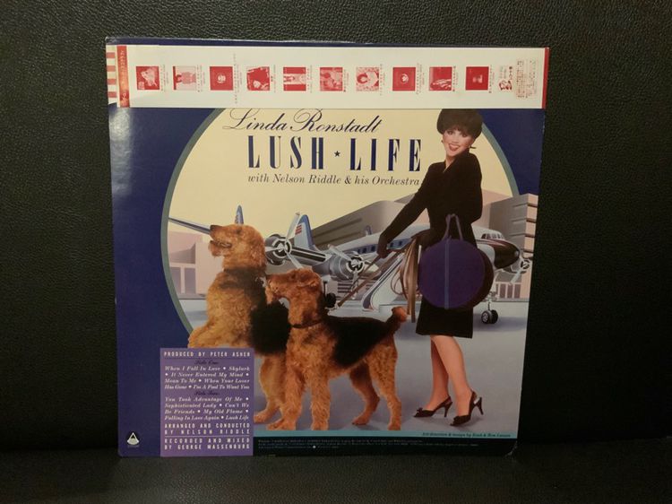 ขายแผ่นเสียงบันทึกเยี่ยม นักร้องยอดนิยมร้องแจ๊ส Linda Ronstadt Lush Life Jazz LP record Vinyl ส่งฟรีทั่วประเทศ รูปที่ 4