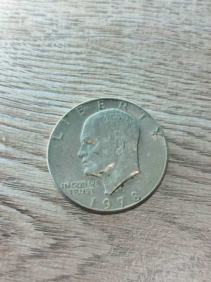เหรียญอเมริกา one dollar ปี 1978