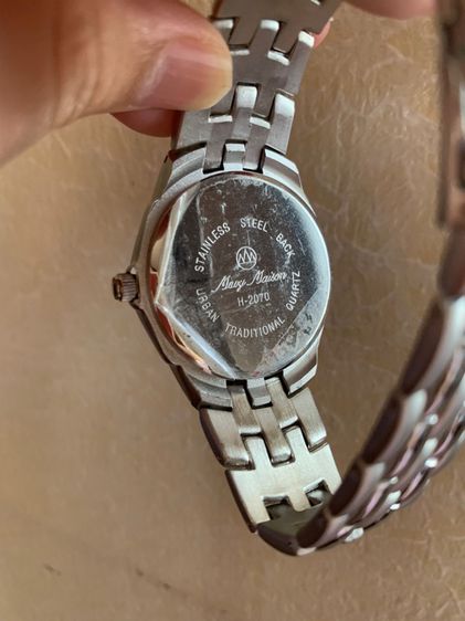 นาฬิกา Maiy Maison สภาพดี ดีไซน์สวย ฝาหลังยังมีซีล  ขอลูกค้าที่เข้าใจงานมือสองนะคะ รูปที่ 11