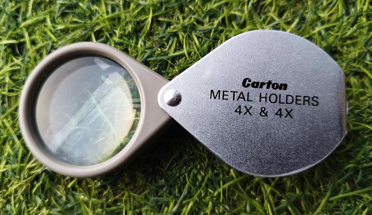 แว่นขยายความแม่นยำสูง Carton Metal Holders 4x - 4x   R216 made in Japan มือสองนำเข้าจากญี่ปุ่น รูปที่ 7