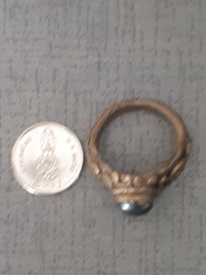 หล่อโบราณ แหวนนาคเกี้ยว หัวเมฆพัตร เนื้อทองผสม หลวงพ่ออิ่ม วัดหัวเขา จ.สุพรรณ ปี 244x ยุคต้น ขนาดใหญ่ มีน้ำหนัก เก่า สภาพสวยมาก แท้ หนา มีน้ รูปที่ 9