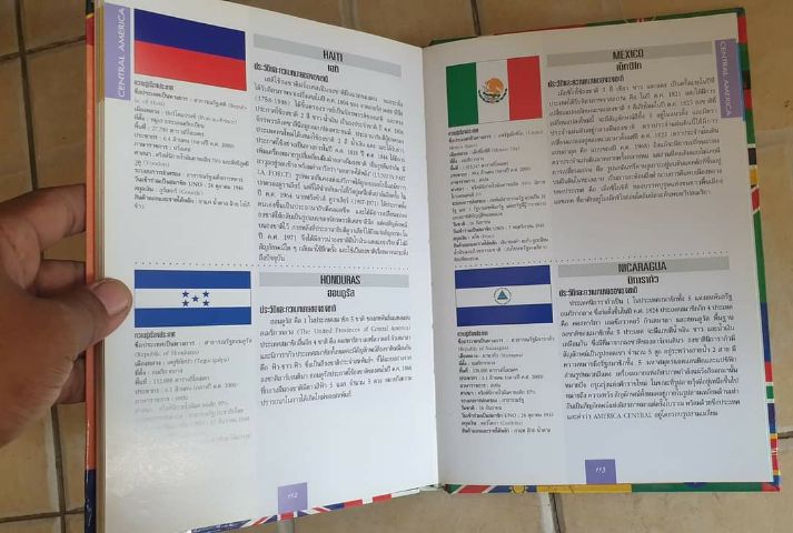 หนังสือความรู้เรื่องธงชาติรอบโลก ให้ความรู้เกี่ยวกับธงชาติ 60ประเทศค่ะ ปกแข็งมือสองสภาพดี เนื้อหาน่าสนใจ รูปที่ 3