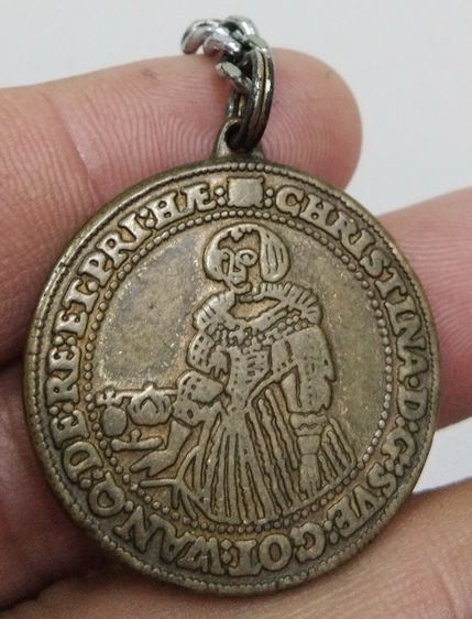 75011-เหรียญต่างประเทศเพื่อการสะสม เหรียญเก่า 1640 Year European Coins น่าจะมาจากประเทศสเปน รูปที่ 7