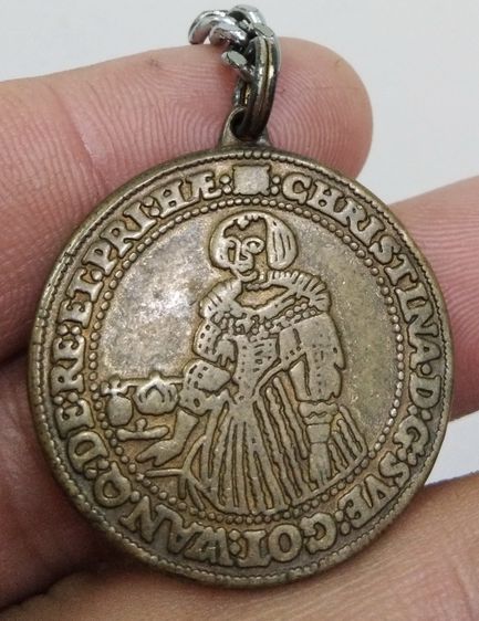 75011-เหรียญต่างประเทศเพื่อการสะสม เหรียญเก่า 1640 Year European Coins น่าจะมาจากประเทศสเปน รูปที่ 2