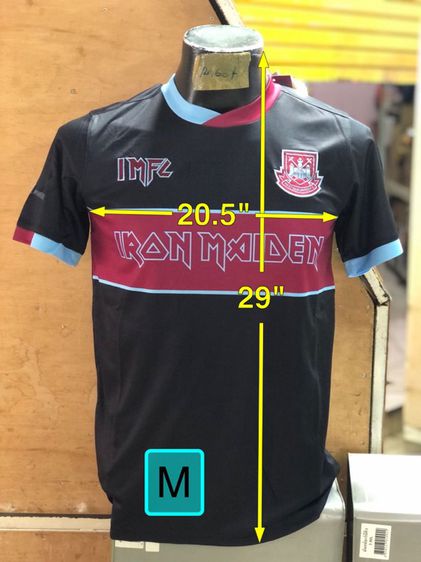 West Ham United FC ©️2019 Iron Maiden  LLP and WHUFC .Jersey รูปที่ 7