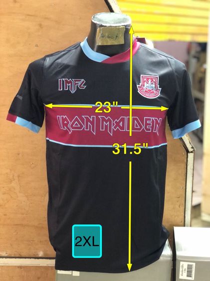 West Ham United FC ©️2019 Iron Maiden  LLP and WHUFC .Jersey รูปที่ 10