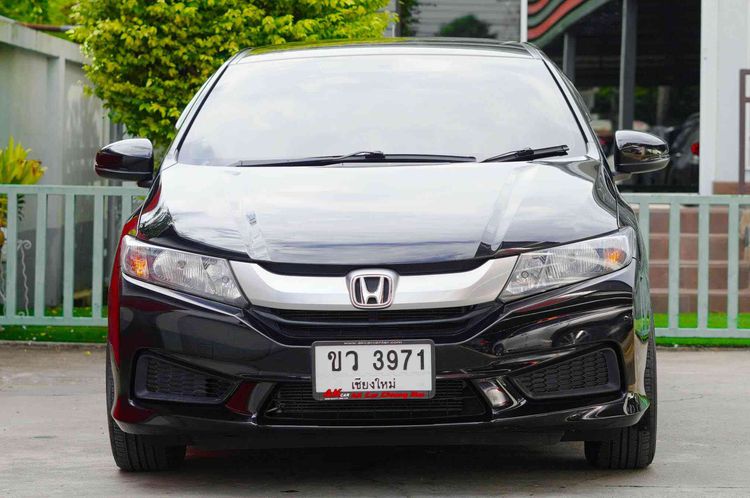 Honda City 2015 1.5 S Sedan เบนซิน เกียร์ธรรมดา ดำ รูปที่ 2