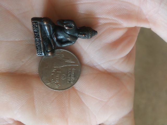 พระเนื้อโลหะทองแดงพิมพ์เล็ก(พระรูปหล่อพระหลวงพ่อเพชร(ไม่ทราบพระเกจิที่สร้าง))พระบ้านพระเครื่องรางของมงคล รูปที่ 12