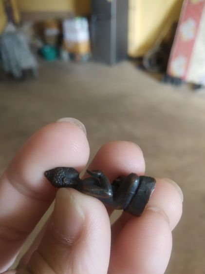 พระเนื้อโลหะทองแดงพิมพ์เล็ก(พระรูปหล่อพระหลวงพ่อเพชร(ไม่ทราบพระเกจิที่สร้าง))พระบ้านพระเครื่องรางของมงคล รูปที่ 13