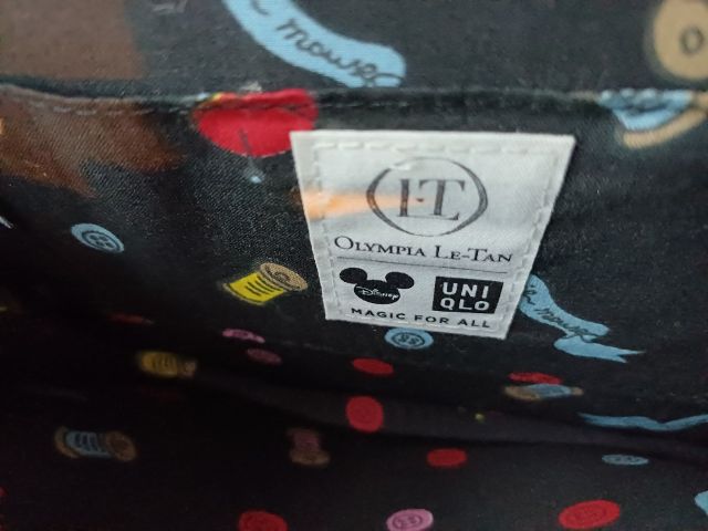 Uniqlo x Olympia Le-Tan Disney Bag ผ้าสีกรมเข้ม 

 รูปที่ 13