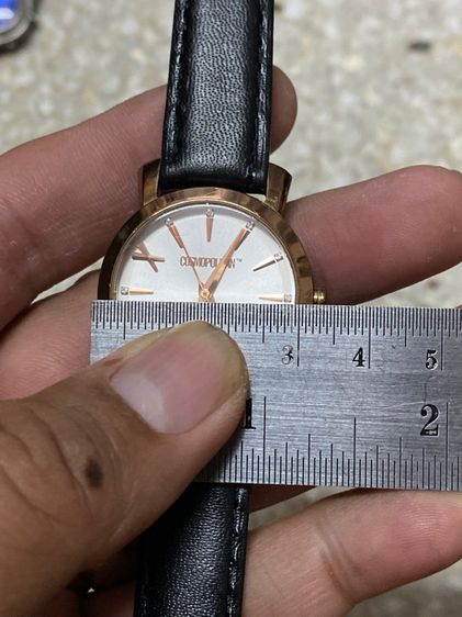 นาฬิกายี่ห้อ  COSMOPOLITAN   ควอทซ์  ของแท้มือสอง  ทองสวย สายเปลี่ยนใหม่  750฿ รูปที่ 6