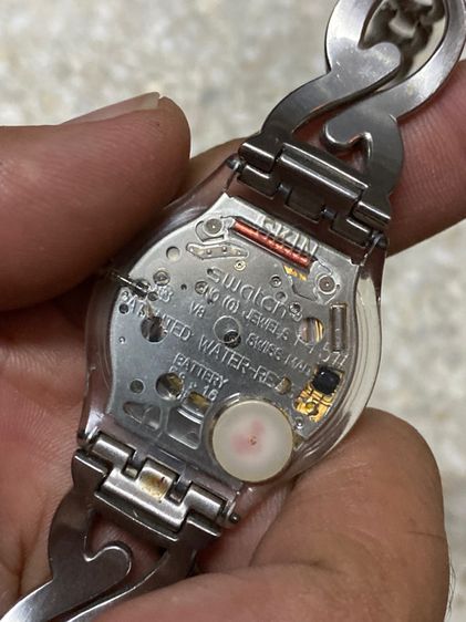 นาฬิกายี่ห้อ SWATCH  สวอทซ์ สวิสเมด สกินนี่ แท้มือสอง  สายยาว 16 เซนติเมตร  700฿ รูปที่ 2
