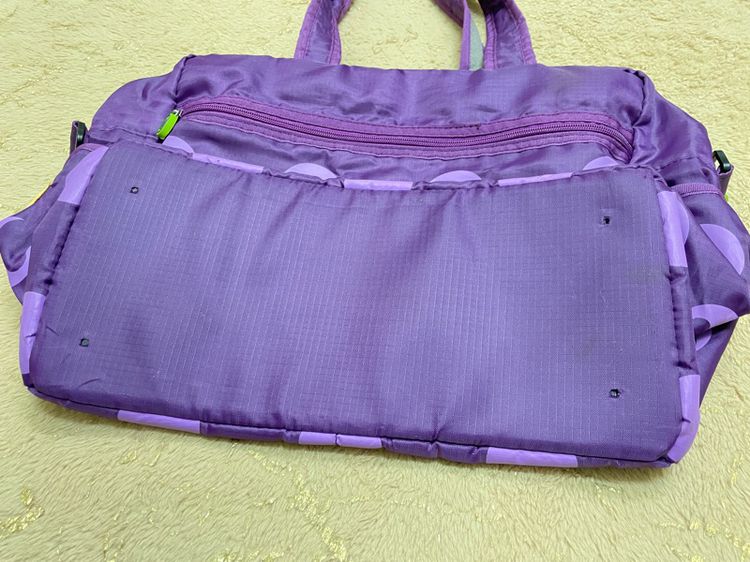 กระเป๋าใส่สำภาระ สีม่วง 💜(ตำหนิ)หมุดฐานกระเป๋าหลุดไม่มีผลต่อการใช้งานค่ะ รูปที่ 5
