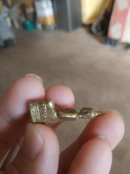 พระเนื้อทองเหลืองพิมพ์เล็ก(พระรูปหล่อพระเจ้าใหญ่อินแปลงวัดมหาวนาราม(จังหวัดอุบลราชธานี))พระบ้านพระเครื่องรางของมงคล รูปที่ 15